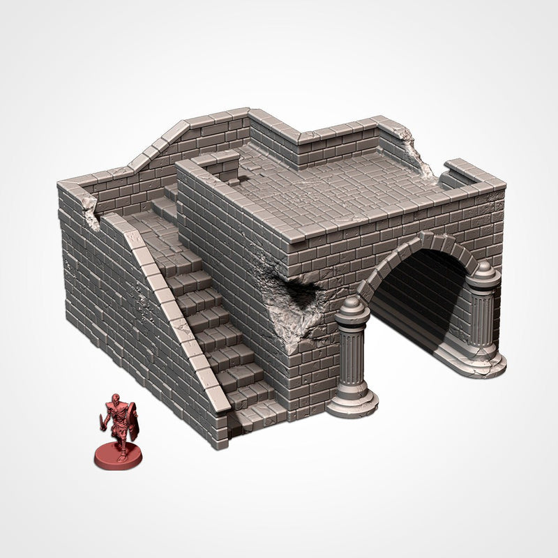 Medieval Bridges 3D printed terrain view 12