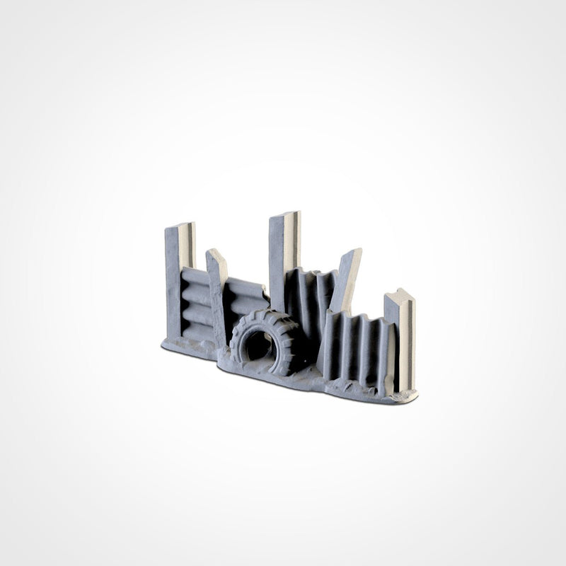 Post-Apocalyptic Barricades 3D printed terrain view 12