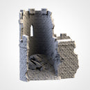 Ruined Castle 3D printed terrain view 12