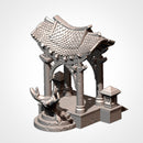 Oriental Buildings 3D printed terrain view 12