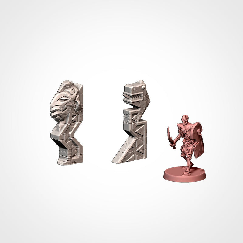 Buildings In The Jungle 3D printed terrain view 12