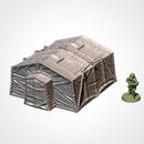 Military Barracks 3D printed terrain view 12
