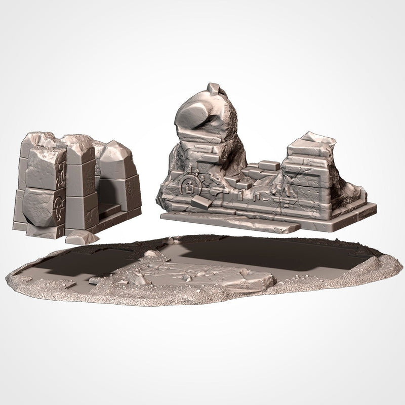 Egypt 3D printed terrain view 12
