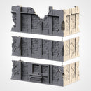 City Ruins WTC Set 01 3D printed terrain view 12