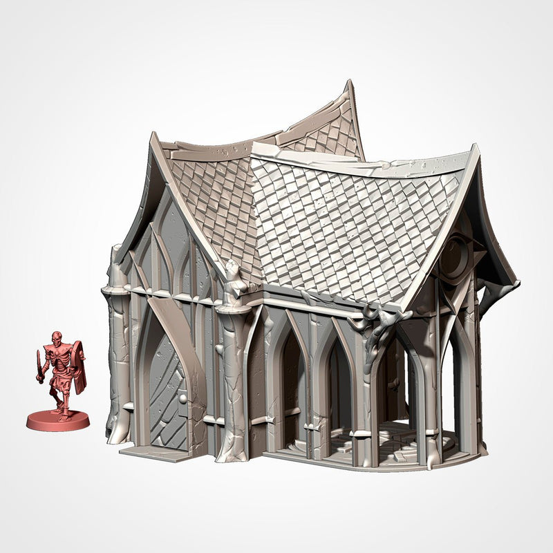Wood Elf Village 3D printed terrain view 12