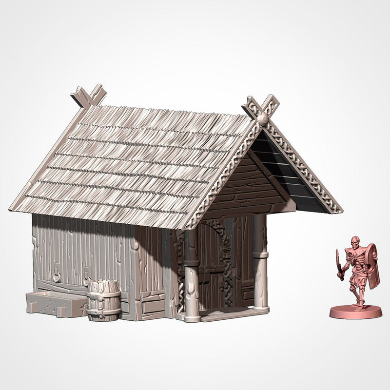Village Of Middle Earth 3D printed terrain view 12