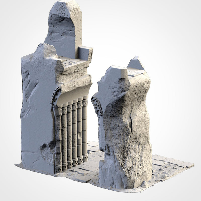Ancient Civilization 3D printed terrain view 12