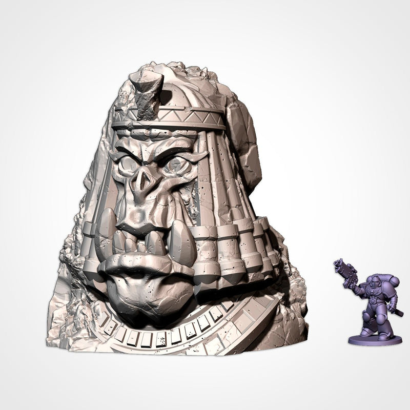 Orcish Monuments II 3D printed terrain view 12