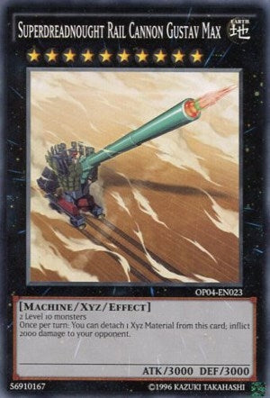 Superdreadnought Rail Cannon Gustav Max (OP04-EN023) [OP04]