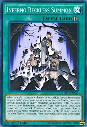 Inferno Reckless Summon (SR03-EN030) [SR03]