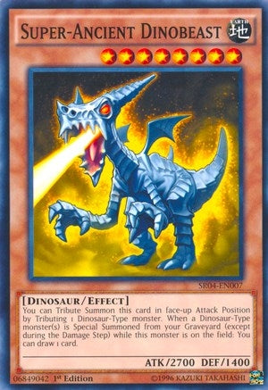 Super Ancient Dinobeast (SR04-EN007) [SR04]
