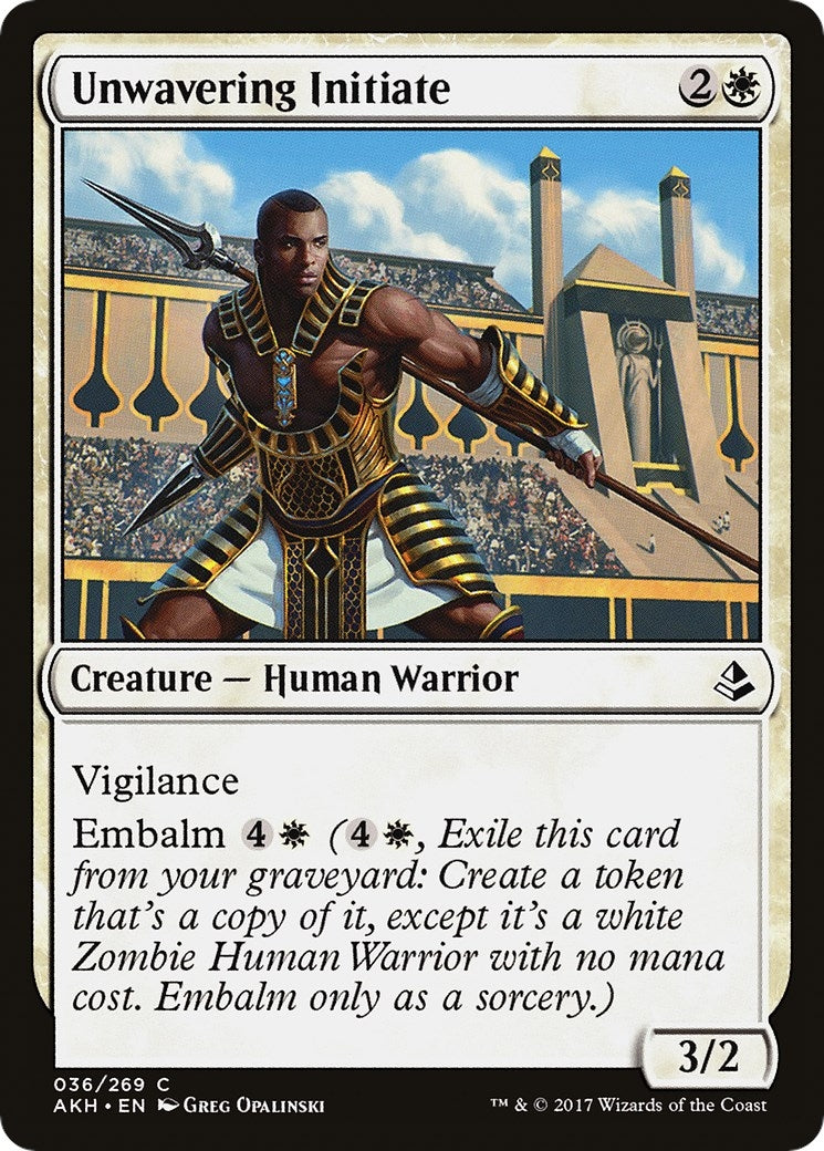 Unwavering Initiate [Amonkhet]