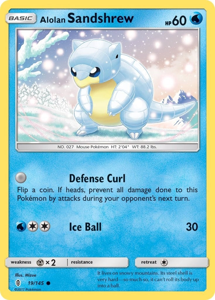 Alolan Sandshrew (19/145) [SM02]