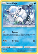 Alolan Vulpix (21/145) (SM - Guardians Rising)