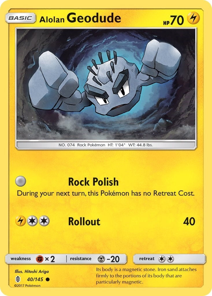 Alolan Geodude (40/145) [SM02]