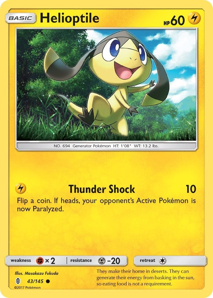 Helioptile (43/145) [SM02]
