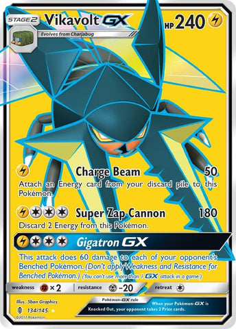 Vikavolt GX Full Art (134/145) [SM02]