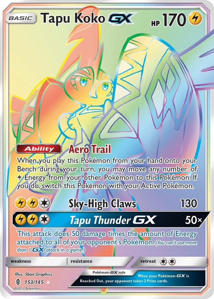 Tapu Koko GX Secret (153/145) [SM02]