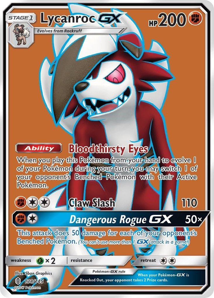 Lycanroc GX Full Art (138/145) [SM02]