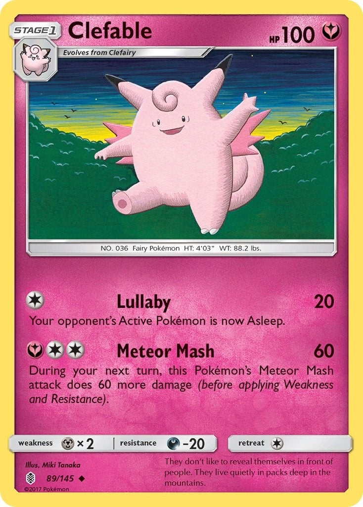 Clefable (89/145) (SM - Guardians Rising)