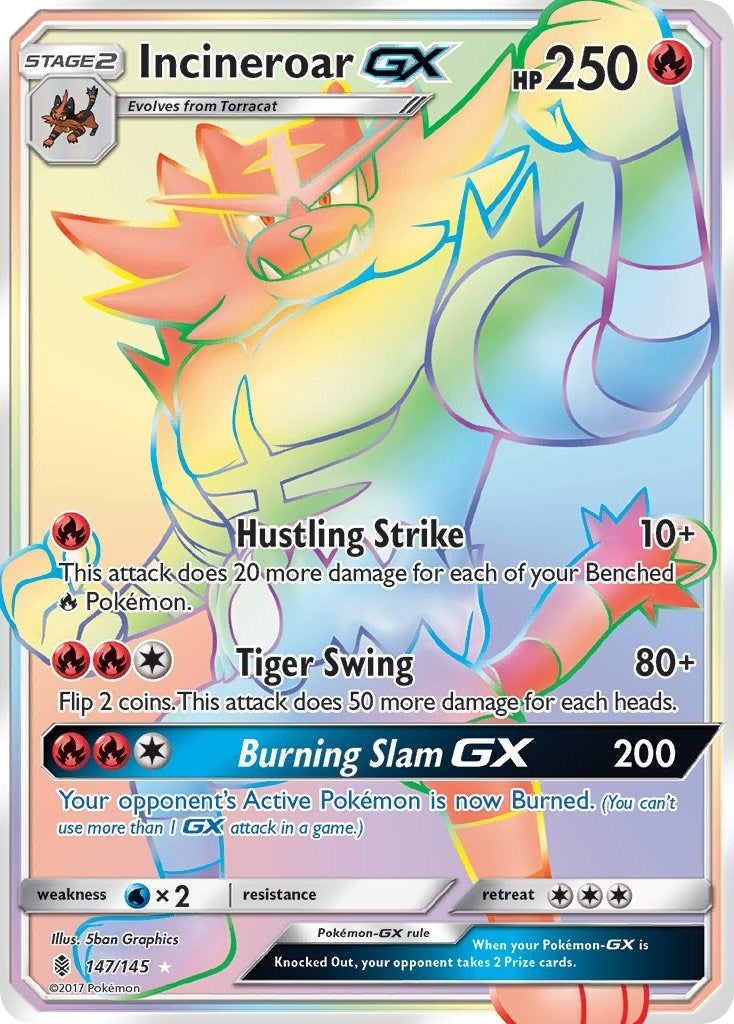 Incineroar GX Secret (147/145) [SM02]
