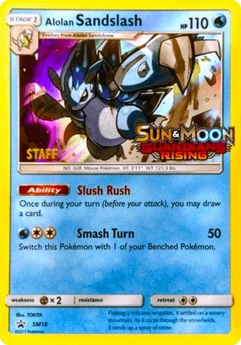 Alolan Sandslash SM18 Prerelease Staff (SM18) [SMP]
