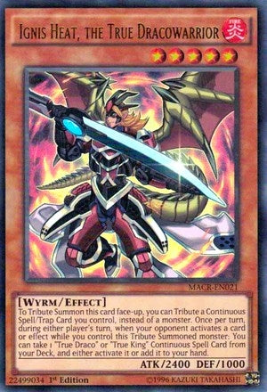 Ignis Heat the True Dracowarrior (MACR-EN021) [MACR]