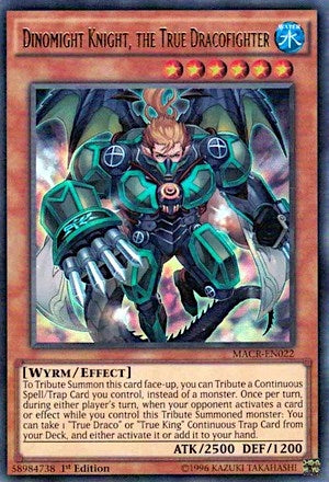 Dinomight Knight the True Dracofighter (MACR-EN022) [MACR]