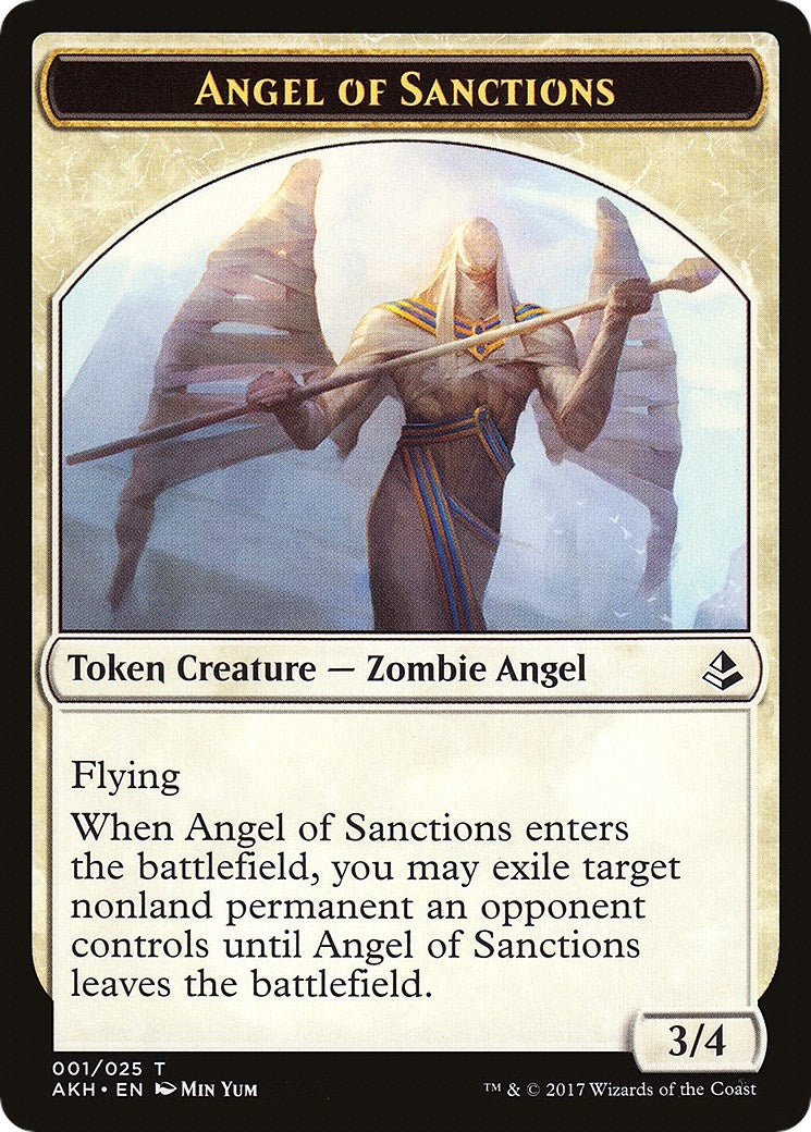 Angel of Sanctions Drake Double Sided Token (1 // 18) [AKH]