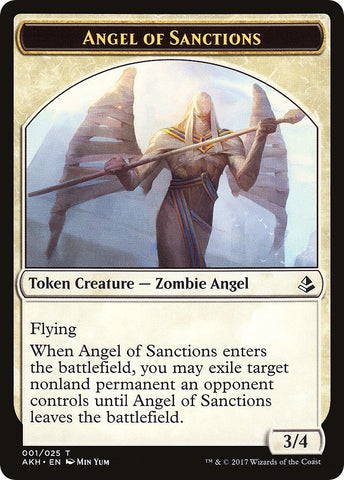 Angel of Sanctions Drake Double Sided Token (1 // 18) [AKH]