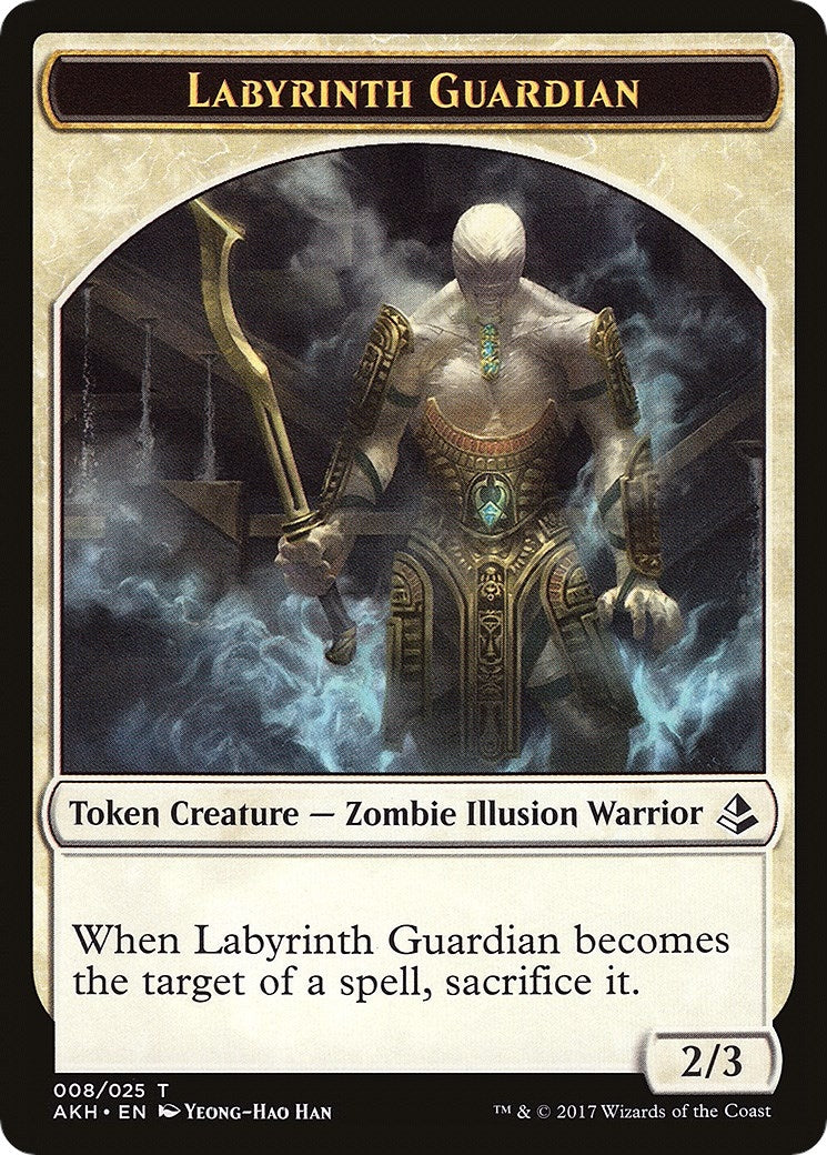 Labyrinth Guardian Insect Double Sided Token (8 // 19) [AKH]