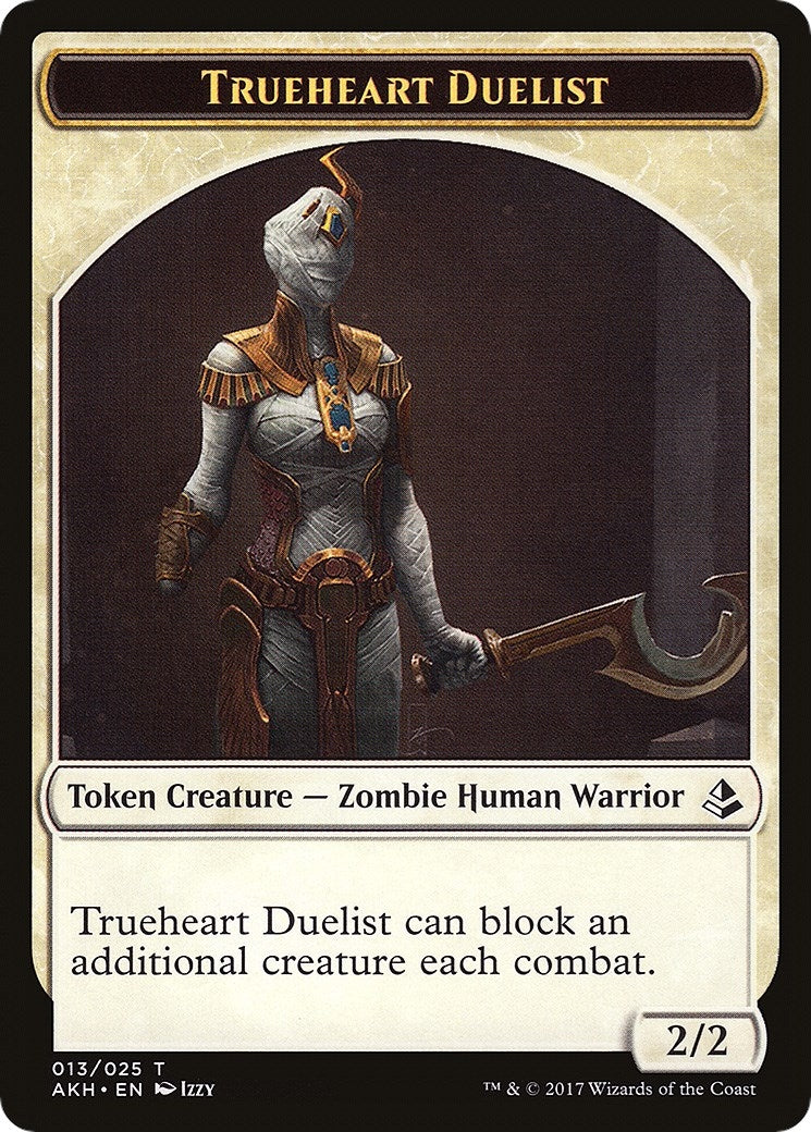 Trueheart Duelist Snake Double Sided Token (13 // 23) [AKH]