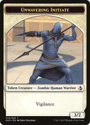 Unwavering Initiate Wurm Double Sided Token (14 // 24) [AKH]
