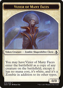 Vizier of Many Faces Zombie Double Sided Token (15 // 20) [AKH]