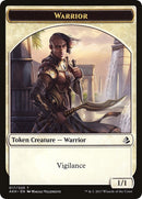 Warrior Labyrinth Guardian Double Sided Token (17 // 8) [AKH]