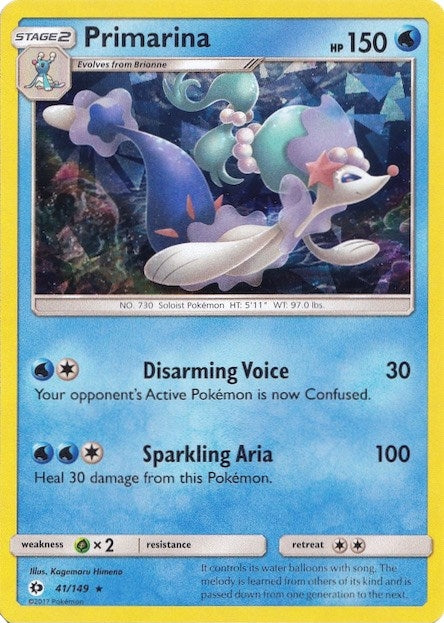 Primarina 041 149 Cracked Ice Holo (041/149) [PR]