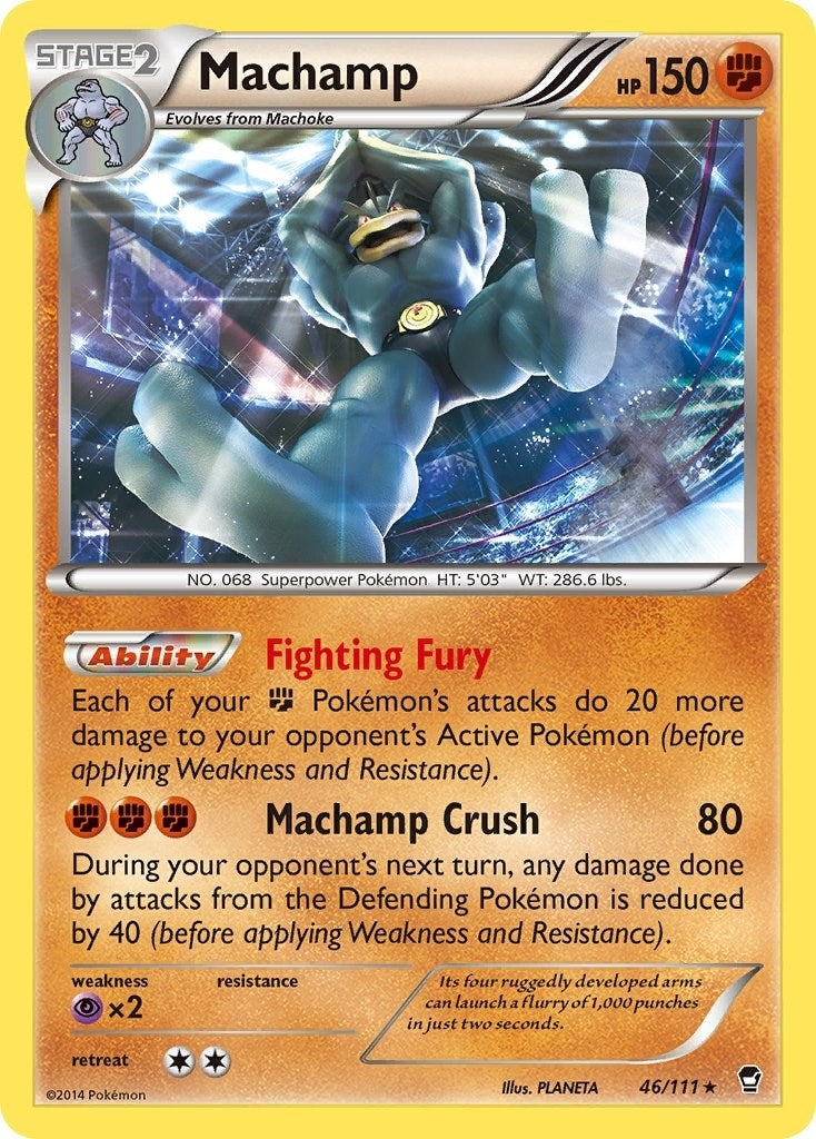 Machamp 46 111 XY Furious Fists (046/111) [PR]
