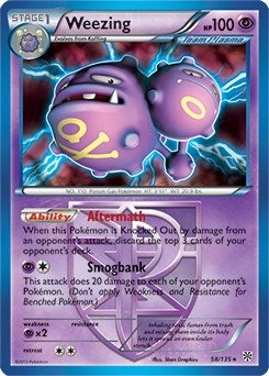 Weezing 58 135 BW Plasma Storm (058/135) [PR]