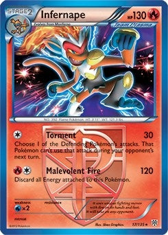 Infernape 17 135 BW Plasma Storm (017/135) [PR]