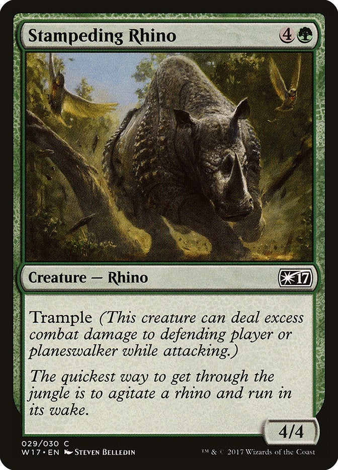 Stampeding Rhino (29) [W17]