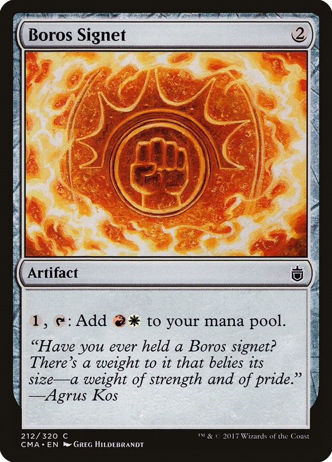 Boros Signet (212) [CMA]