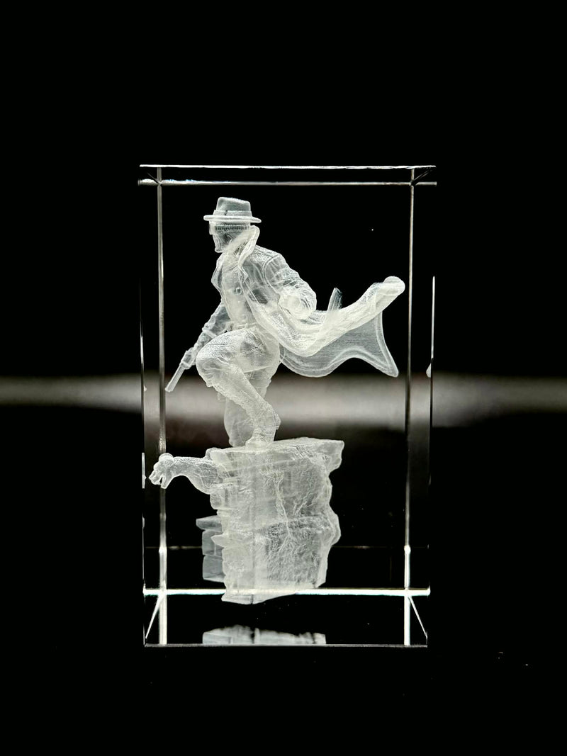 Marvel-Inspired 3D Laser Engraved Crystal – K9 Optical Glass Collectible Display