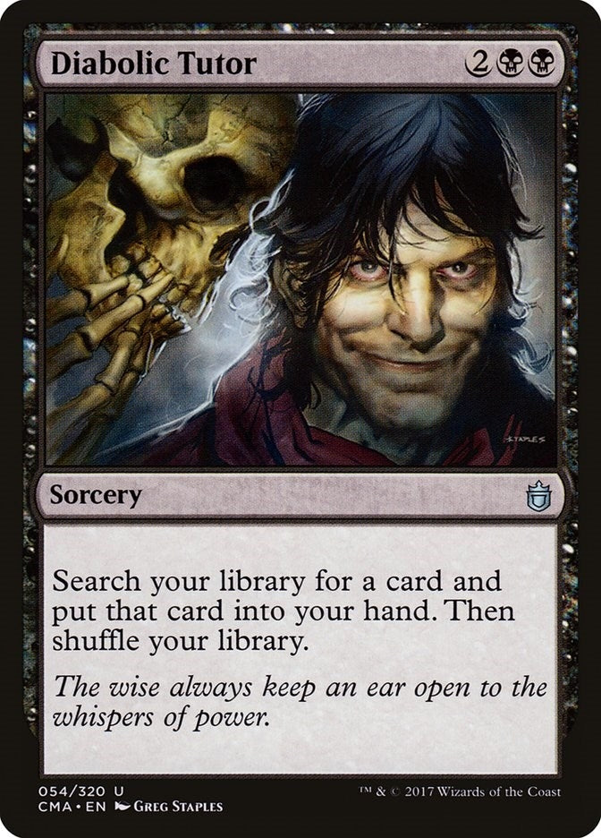 Diabolic Tutor (54) [CMA]