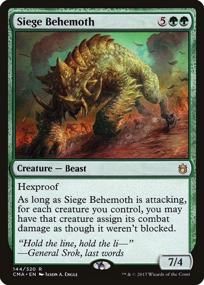 Siege Behemoth (144) [CMA]