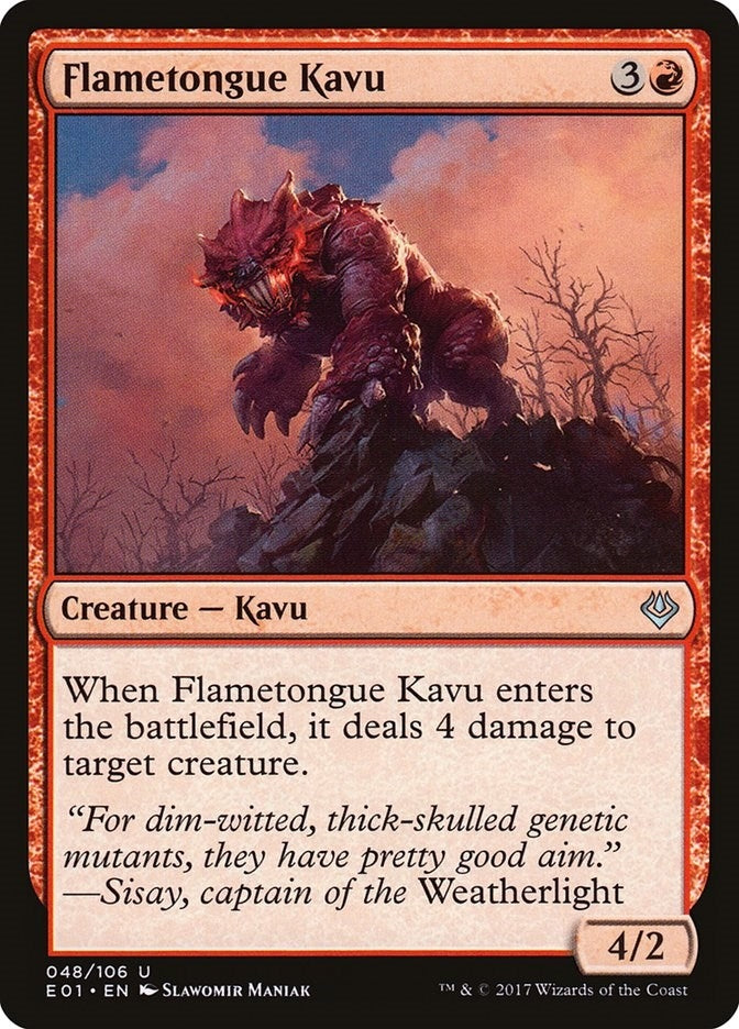 Flametongue Kavu (48) [AC2]