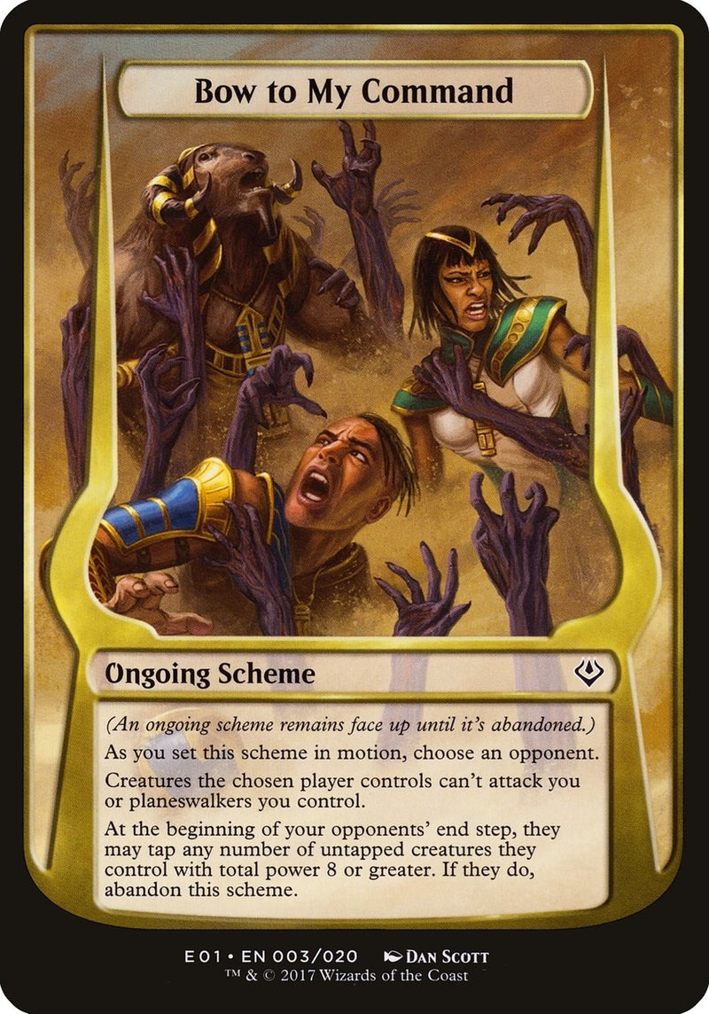 Bow to My Command Archenemy Nicol Bolas (3) [OVER]