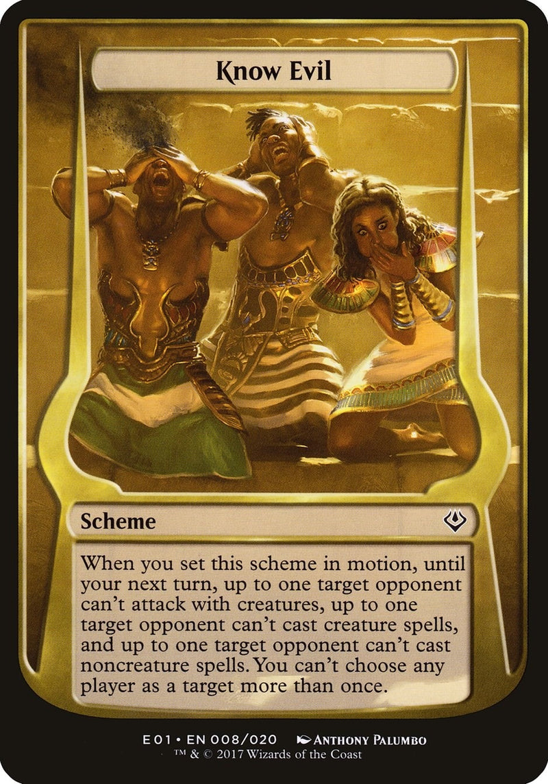 Know Evil Archenemy Nicol Bolas (8) [OVER]