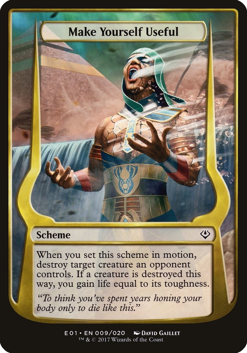 Make Yourself Useful Archenemy Nicol Bolas (9) [OVER]