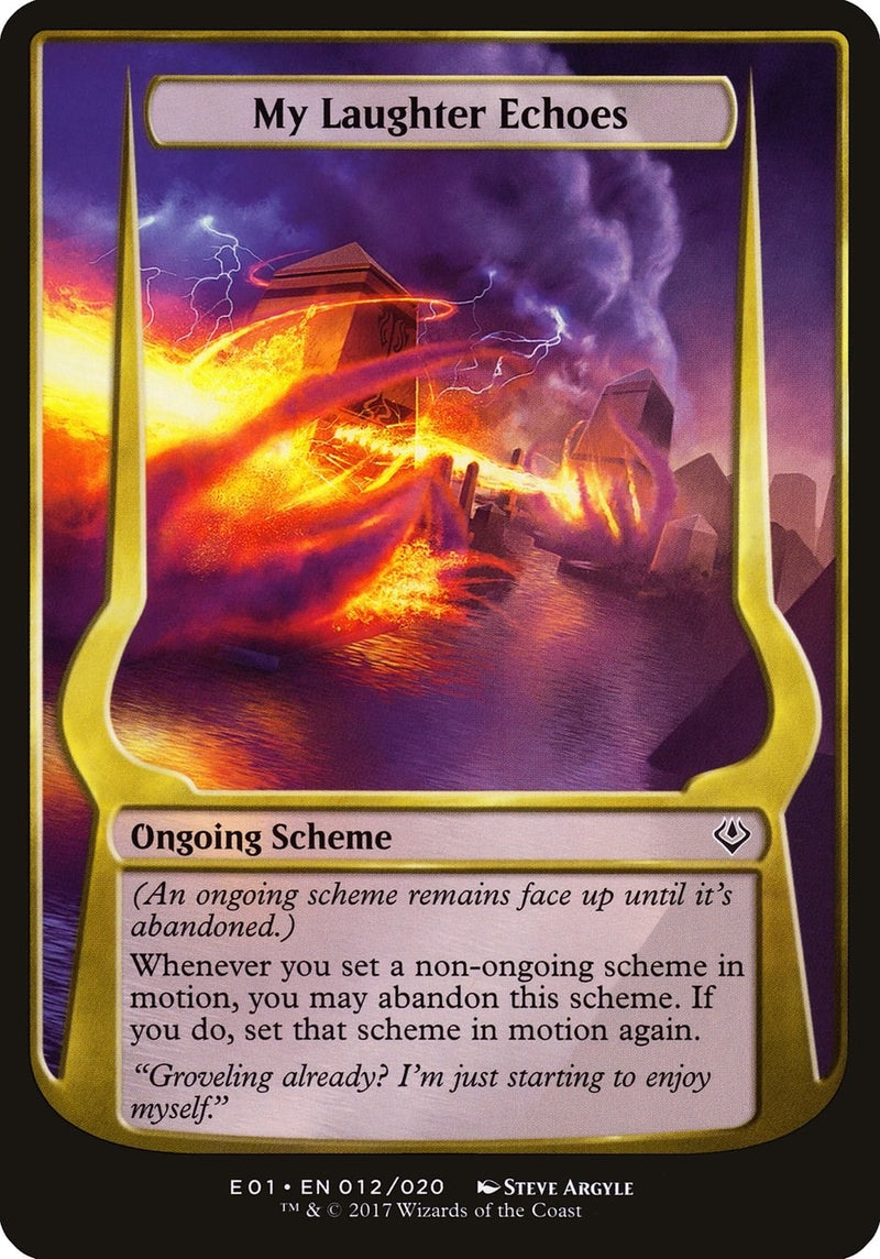 My Laughter Echoes Archenemy Nicol Bolas (12) [OVER]