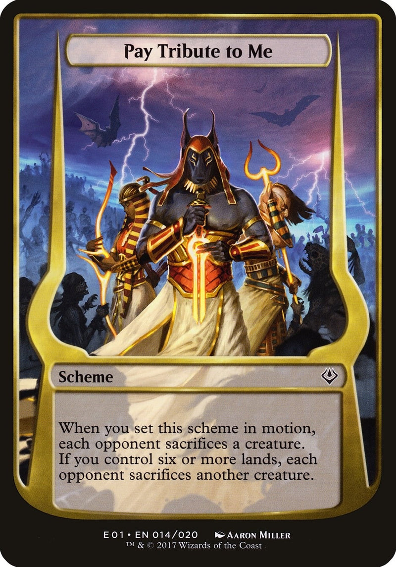 Pay Tribute to Me Archenemy Nicol Bolas (14) [OVER]